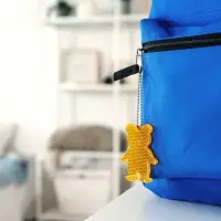 Пешеходный светоотражатель &laquo;Мишка&raquo;, белый