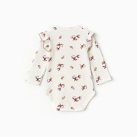 Боди детское с длинным рукавом, цвет белый, рост 68 Боди детское с длинным рукавом, цвет белый, рост 68