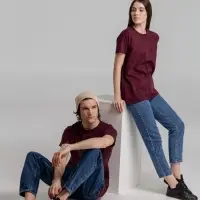 Футболка Imperial 190 бордовая, размер XXL