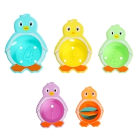 Набор игрушек для ванны «Утка-матрёшка», 5 предметов, цвета МИКС Набор игрушек для ванны «Утка-матрёшка», 5 предметов, цвета МИКС