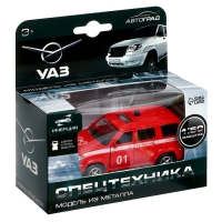 Машина металлическая «УАЗ Патриот. Пожарная служба», инерция, 1:50 Машина металлическая «УАЗ Патриот. Пожарная служба», инерция, 1:50