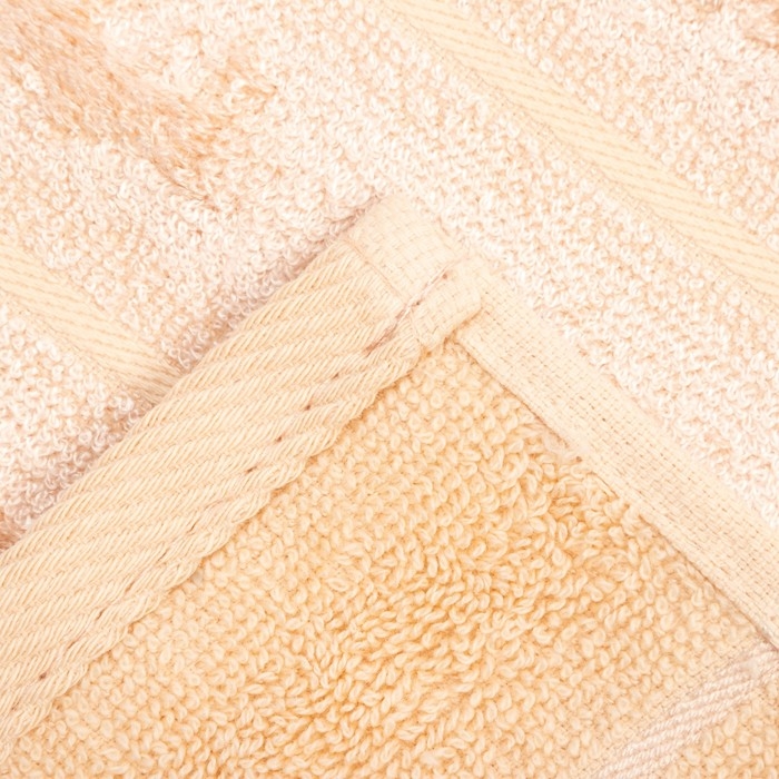 Полотенце махровое "Этель" Bamboo Biege 70х130 см, 70% хл, 30% бамбук, 450гр/м2
