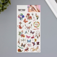 Татуировка на тело цветная "Мелочи" 10х20,5 см Татуировка на тело цветная "Мелочи" 10х20,5 см