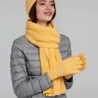 Перчатки Bernard, желтые, размер S/M