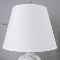 Лампа настольная "Ильмрамор" 1хЕ27 40Вт бежевый 25х25х42 см RISALUX Лампа настольная "Ильмрамор" 1хЕ27 40Вт бежевый 25х25х42 см RISALUX