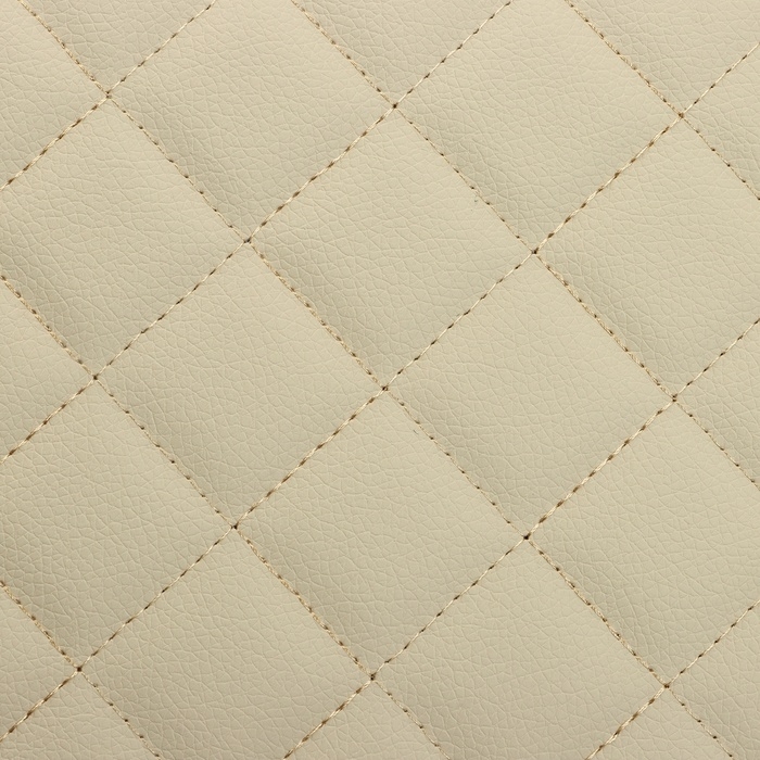 Органайзер кофр в автомобиль Cartage саквояж, экокожа стеганая, 30 см, бежевый