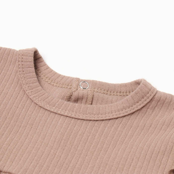 Платье и повязка Крошка, Я BASIC LINE, рост 80-86 см, коричневый