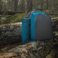 Набор для пикника Fridag на 2 персоны, темно-синий с серым Набор для пикника Fridag на 2 персоны, темно-синий с серым