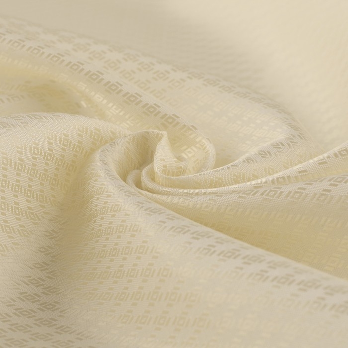 Ткань подкладочная &laquo;Ромб&raquo;, 100 % полиэстер, 1 &times; 1,4 м, цвет молочный