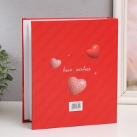 Фотоальбом на 80 фото 10х15 см "3D сердца" в коробке МИКС 5х19х23 см