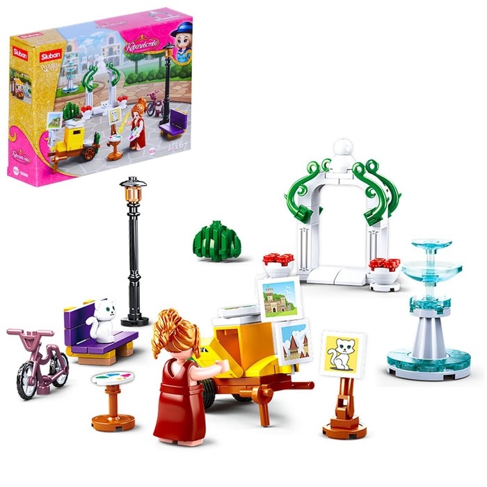 Конструктор Розовая мечта &laquo;Уличный художник&raquo;, 114 деталей