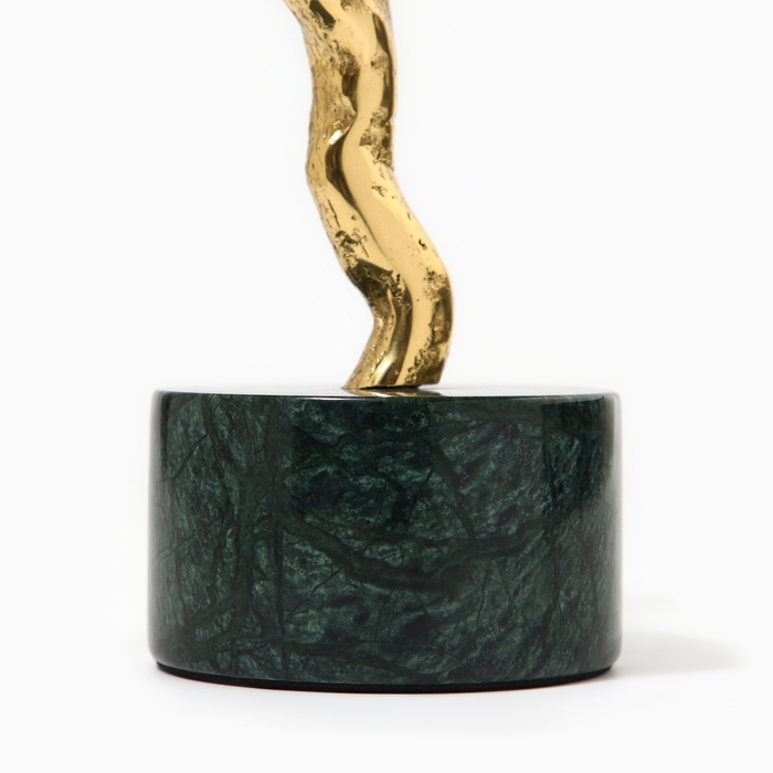 Статуэтка &laquo;Птица&raquo; мрамор латунь 16 х 8 х 24 см