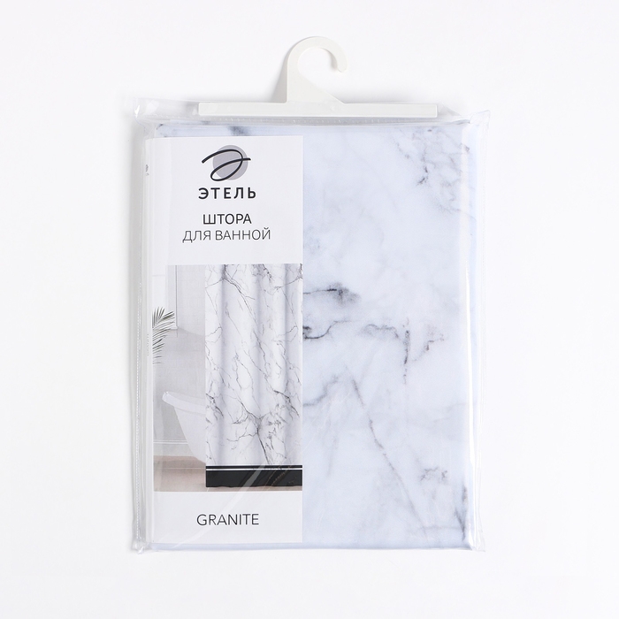 Штора для ванной &laquo;Granite&raquo;, 145х180 см