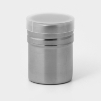 Диспенсер для сахарной пудры Доляна, 100 мл, 6&times;8 см, цвет хромированный