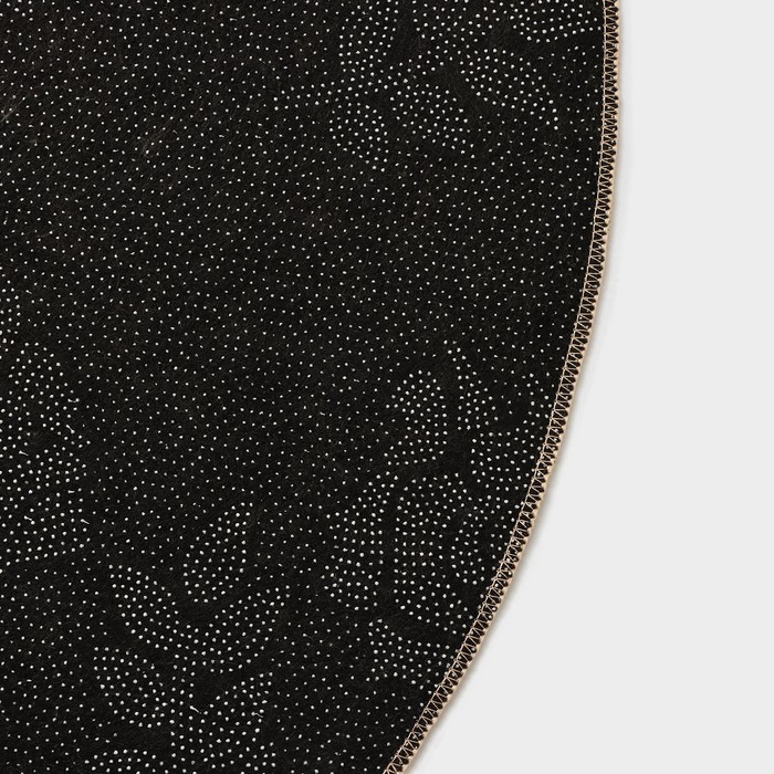 Коврик для дома Доляна &laquo;Луара&raquo;, цвет жёлтый, окантовка МИКС