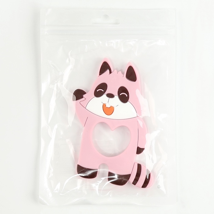 Прорезыватель силиконовый для зубов «Енот» Прорезыватель силиконовый для зубов «Енот»