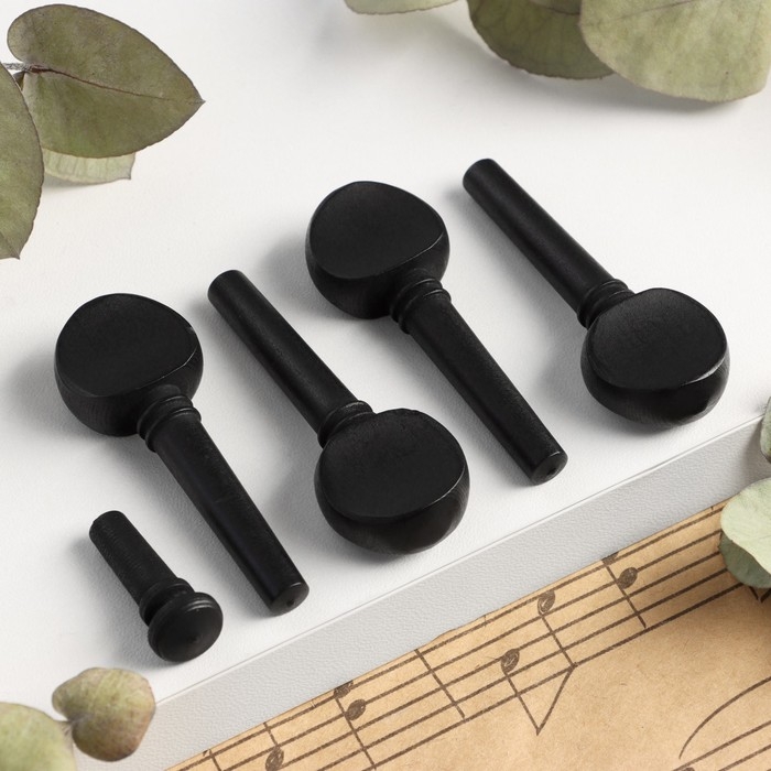 Набор колков для скрипки Music Life 4/4, 4 штуки Набор колков для скрипки Music Life 4/4, 4 штуки