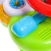 Музыкальный руль &laquo;Весёлые животные&raquo;, световые и звуковые эффекты, работает от батареек