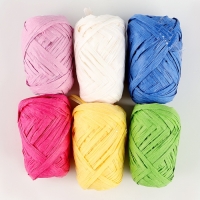 Лента декоративная рафия, набор 6 штук Лента декоративная рафия, набор 6 штук