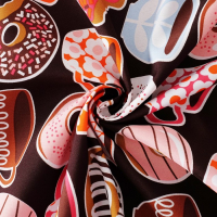 Скатерть &laquo;Доляна&raquo; Пончики 140&times;180 см, 100% п/э