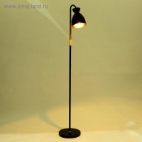 Торшер "Нова" 1x40Вт E27 черный 25х30х145 см.