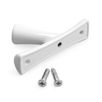 Крючок мебельный CAPPIO BRANCH, однорожковый, белый