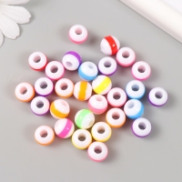 Бусины для творчества пластик "Цветная полоска. Глянец" набор 20 гр 1,2х1,2х1,1 см Бусины для творчества пластик "Цветная полоска. Глянец" набор 20 гр 1,2х1,2х1,1 см