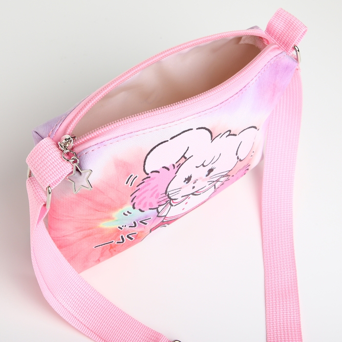 Сумка детская для девочки на молнии, цвет розовый Сумка детская для девочки на молнии, цвет розовый
