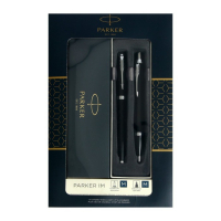 Набор Parker IM Core FK221 Black CT, ручка перьевая, ручка шариковая, подарочная коробка, В ПОДАРОЧНОМ ПАКЕТЕ