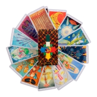 Карты Таро "Тота Алистера Кроули", 78 л, карта 6.6 х 12 см