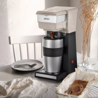 Кофеварка Kitfort КТ-7311, капельная, 750 Вт, 0,42 л, бежево-чёрная Кофеварка Kitfort КТ-7311, капельная, 750 Вт, 0,42 л, бежево-чёрная