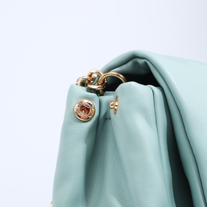 Сумка-мессенджер на магнитах, цвет бирюзовый Сумка-мессенджер на магнитах, цвет бирюзовый