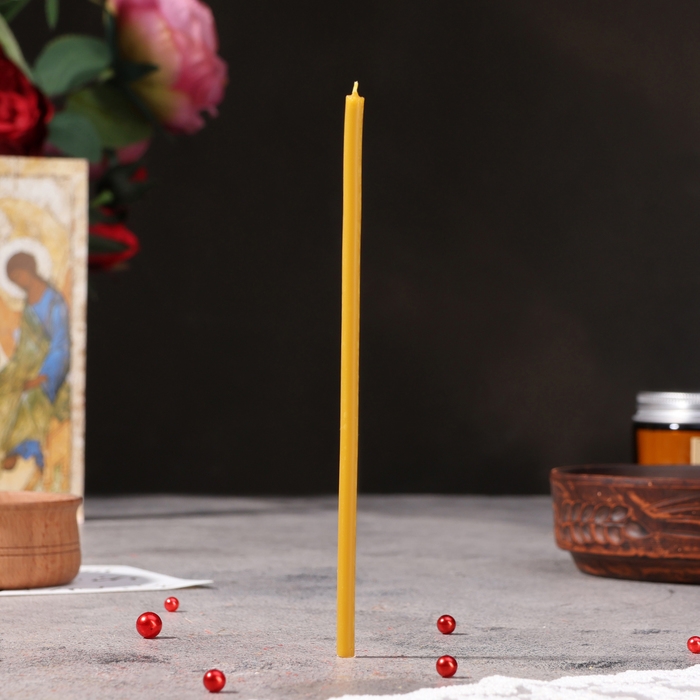 Свечи церковные медовые №140, упаковка 2кг, парафин + медовое масло Свечи церковные медовые №140, упаковка 2кг, парафин + медовое масло