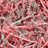 Наполнитель бумажный &laquo;Розовый туман&raquo;, серый и розовый, 50 г