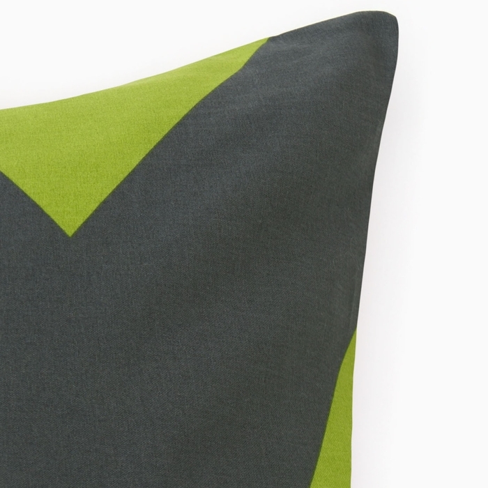 Наволочка "Этель" Зеленый шеврон 70*70, 100% хлопок, поплин, 125 г/м2