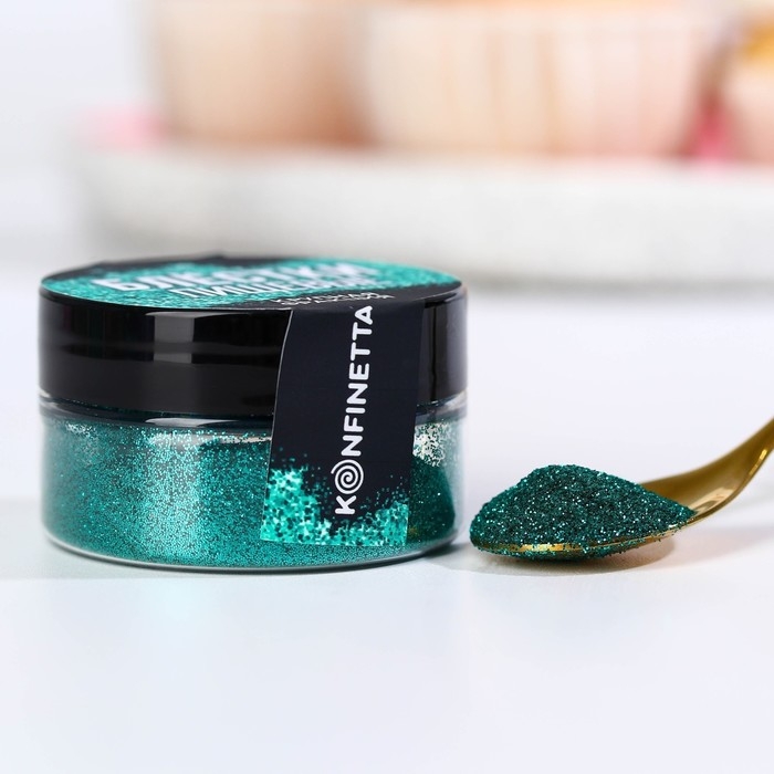 Блёстки пищевые пасха крупной фракции бирюзовые для капкейков, тортов и напитков, 5 г. Блёстки пищевые пасха крупной фракции бирюзовые для капкейков, тортов и напитков, 5 г.