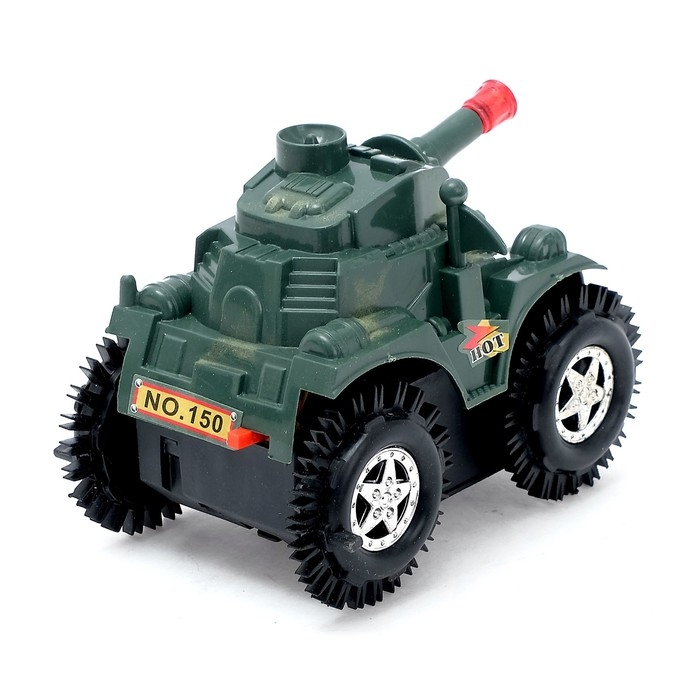 Машина-перевертыш «Спецназ», работает от батареек, цвета МИКС Машина-перевертыш «Спецназ», работает от батареек, цвета МИКС