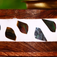 Миска деревянная 11 см, с крышкой Миска деревянная 11 см, с крышкой