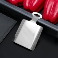 Тёрка для сыра Доляна, 11&times;7,5&times;1,2 см, цвет серебристый