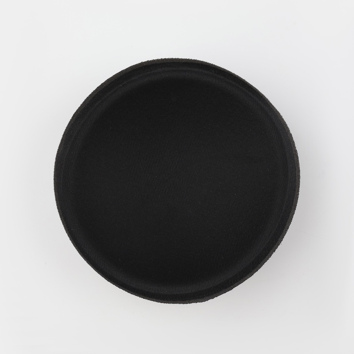 Чашки для бюстгальтера &laquo;Круг&raquo;, L (48), d = 14,5 см, пара, цвет чёрный