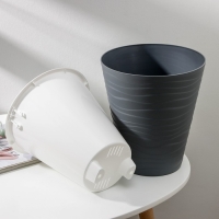 Кашпо для цветов со вставкой &laquo;Валенсия&raquo;, 5,2 л, цвет антрацит