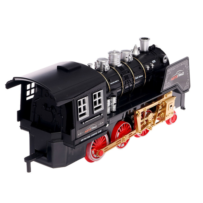 Железная дорога «Классика», свет и звук, с дымом, работает от батареек Железная дорога «Классика», свет и звук, с дымом, работает от батареек