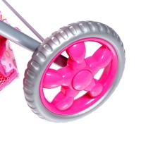 Коляска для кукол зимняя, с сумкой, ручка регулируется, металлический каркас, МИКС