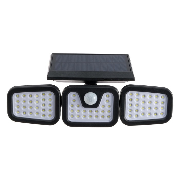 Светодиодный прожектор на солнечной батарее 20 Вт, выносная панель, 15 &times; 13 &times; 7 см, 6500К