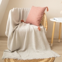 Плед SL Home 4х слойн.муслин 130*170 см, цв.серый 100% хлопок Плед SL Home 4х слойн.муслин 130*170 см, цв.серый 100% хлопок