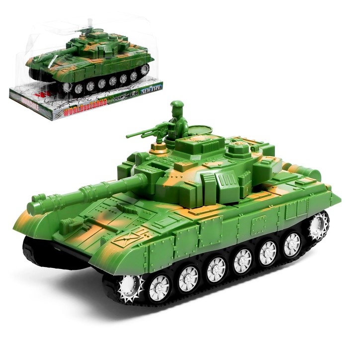 Танк инерционный «Армия», цвет МИКС Танк инерционный «Армия», цвет МИКС