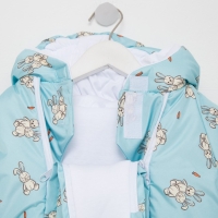 Конверт с ручками (с петлей для автокресла), цвет бирюзовый, рост 68 см