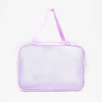 Косметичка на молнии, цвет сиреневый Косметичка на молнии, цвет сиреневый