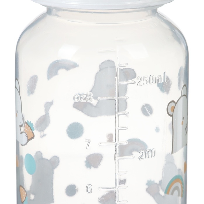 Набор бутылочек для кормления &laquo;Медвежонок&raquo; 150 и 250 мл, серия Basic, прямые, МИКС