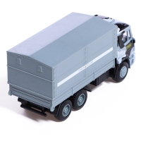 Грузовик металлический «КАМАЗ. ОМОН», инерционный, 1:54, цвет серый Грузовик металлический «КАМАЗ. ОМОН», инерционный, 1:54, цвет серый